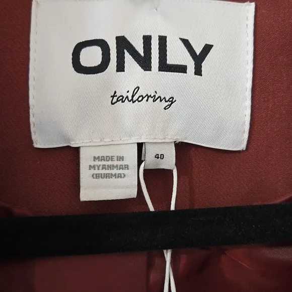 Women's Brick colored Blazer - Picture 4 of 6